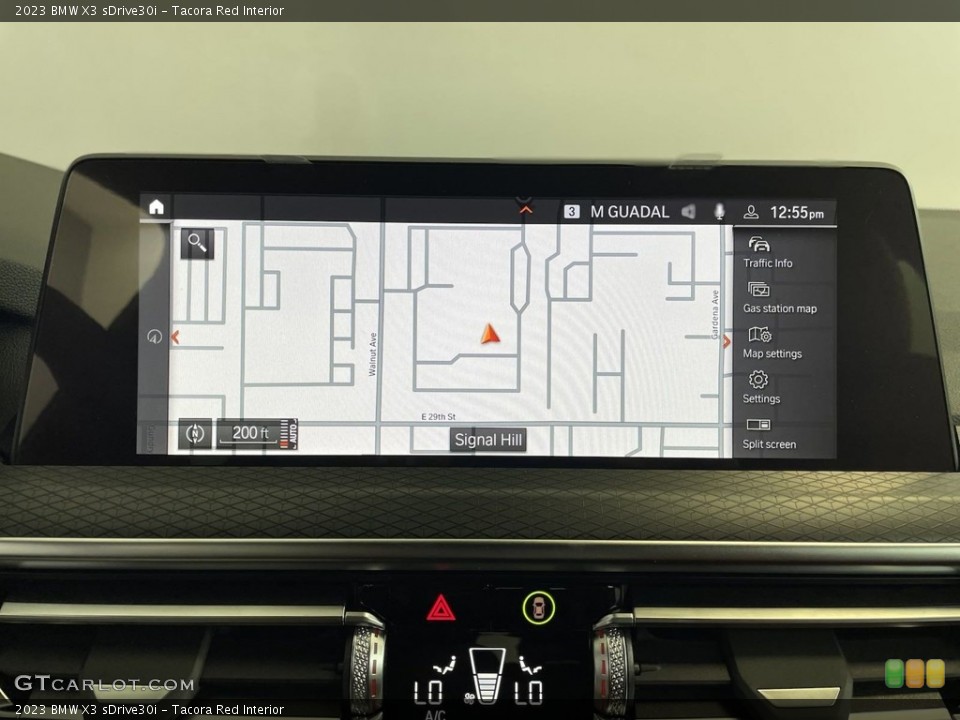 Tacora Red Interior Navigation for the 2023 BMW X3 sDrive30i #146508000