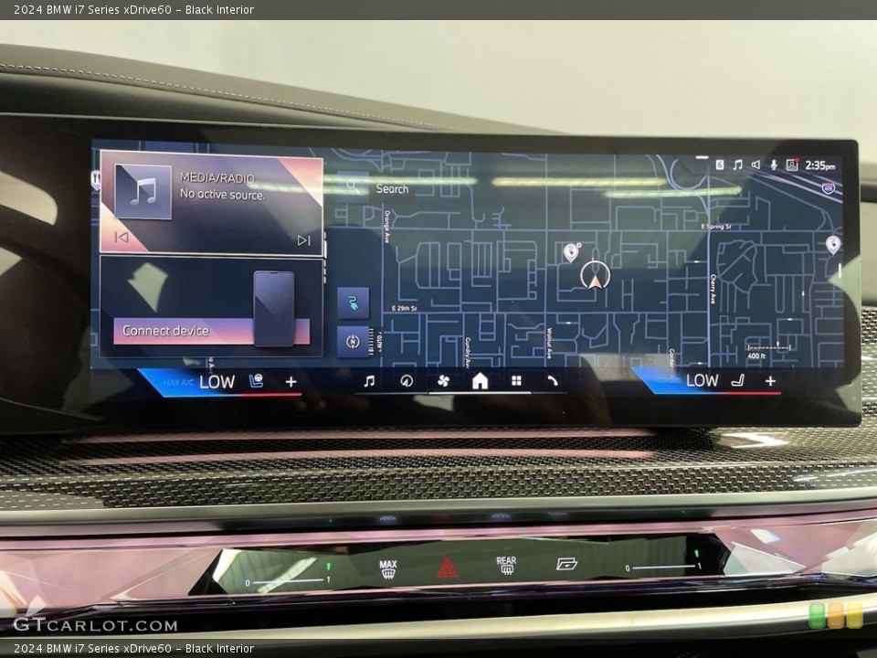 Black Interior Navigation for the 2024 BMW i7 Series xDrive60 #146508009