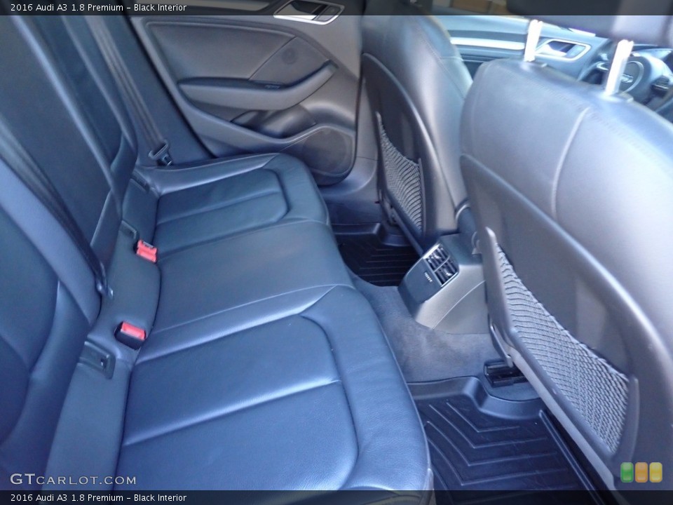 Black Interior Rear Seat for the 2016 Audi A3 1.8 Premium #146508810