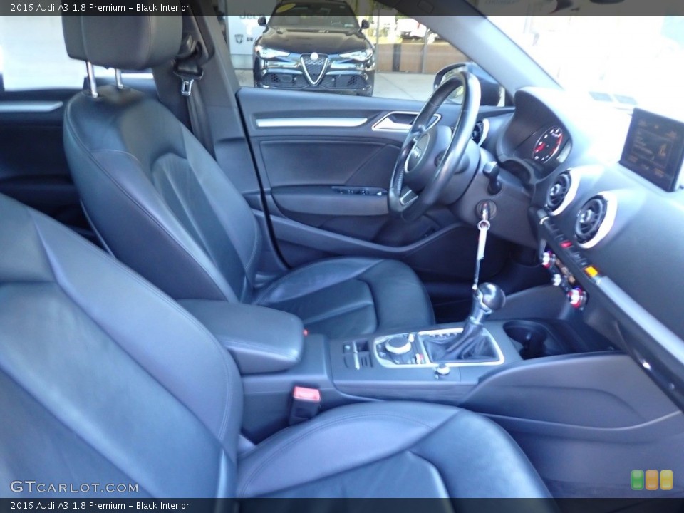 Black Interior Front Seat for the 2016 Audi A3 1.8 Premium #146508833