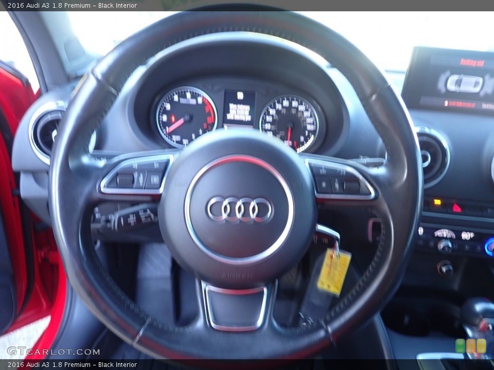 Black Interior Steering Wheel for the 2016 Audi A3 1.8 Premium #146508975