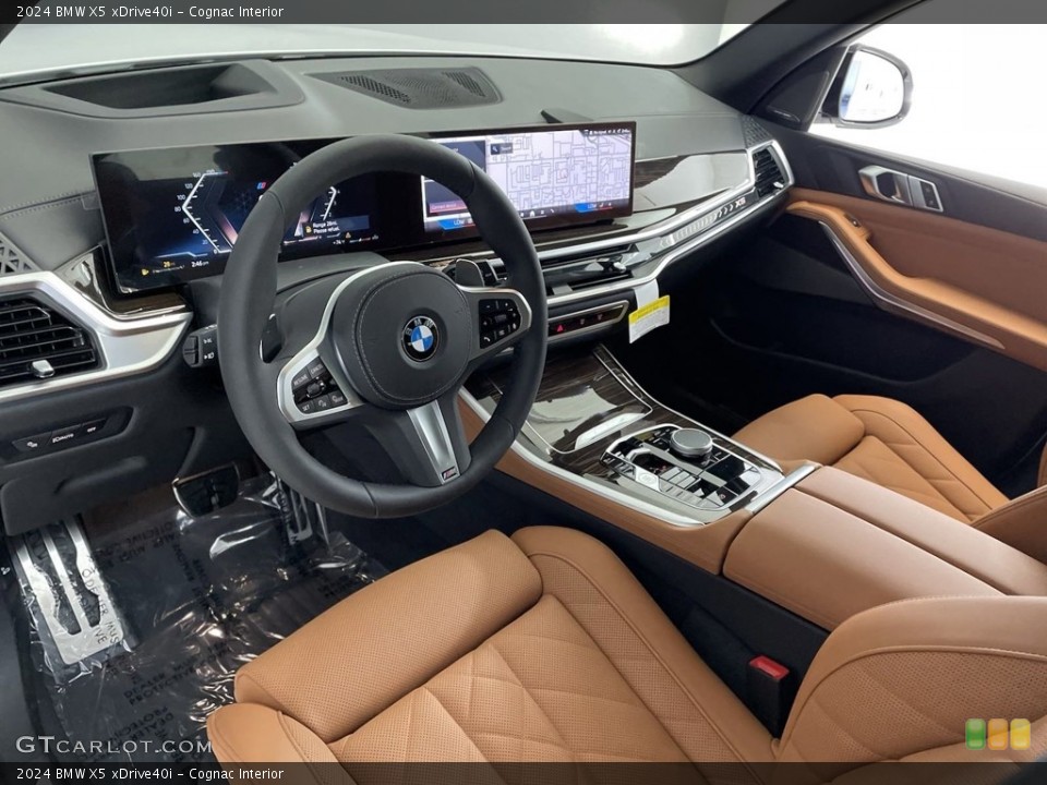 Cognac Interior Photo for the 2024 BMW X5 xDrive40i #146509100