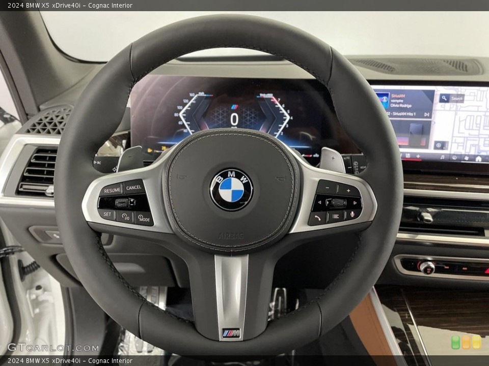 Cognac Interior Steering Wheel for the 2024 BMW X5 xDrive40i #146509142