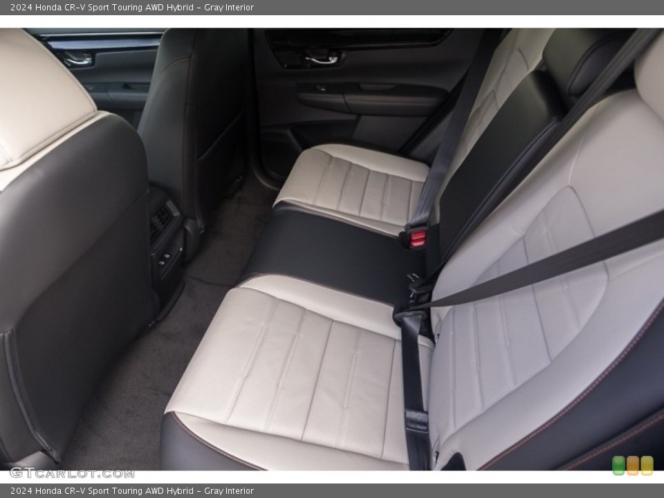 Gray Interior Rear Seat for the 2024 Honda CR-V Sport Touring AWD Hybrid #146510711