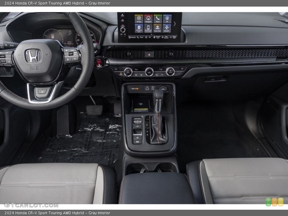 Gray Interior Dashboard for the 2024 Honda CR-V Sport Touring AWD Hybrid #146510726