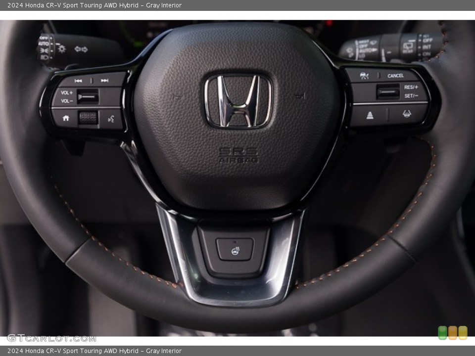 Gray Interior Steering Wheel for the 2024 Honda CR-V Sport Touring AWD Hybrid #146510740
