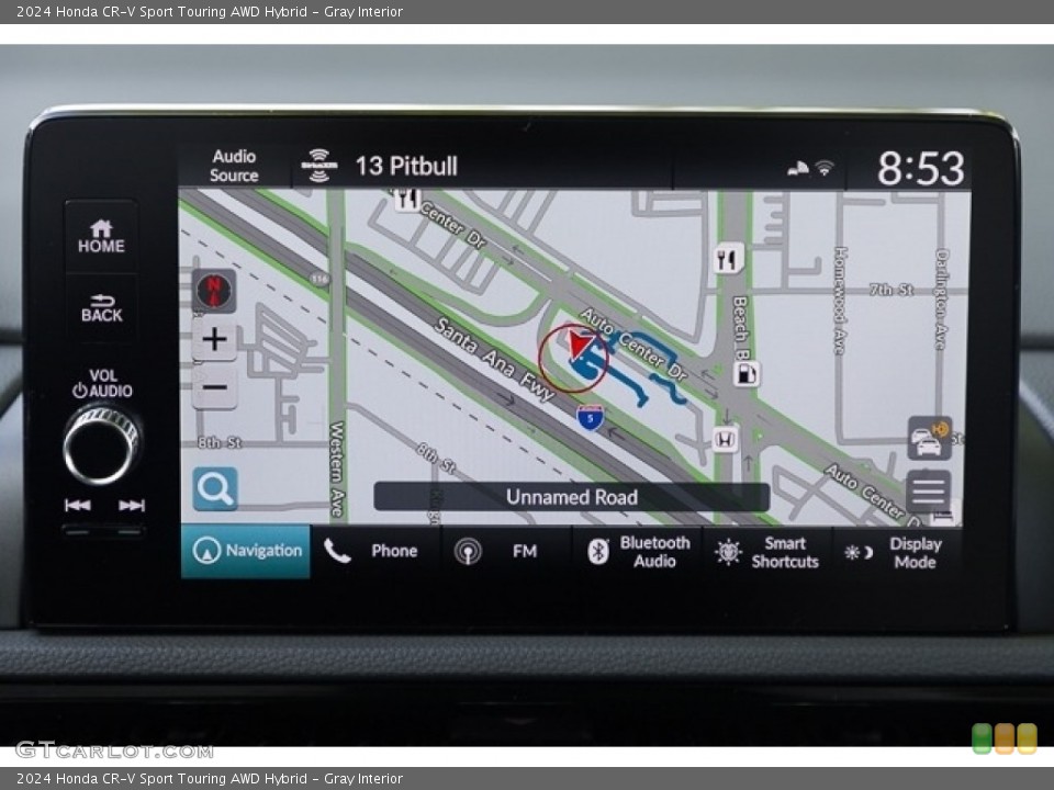 Gray Interior Navigation for the 2024 Honda CR-V Sport Touring AWD Hybrid #146510941