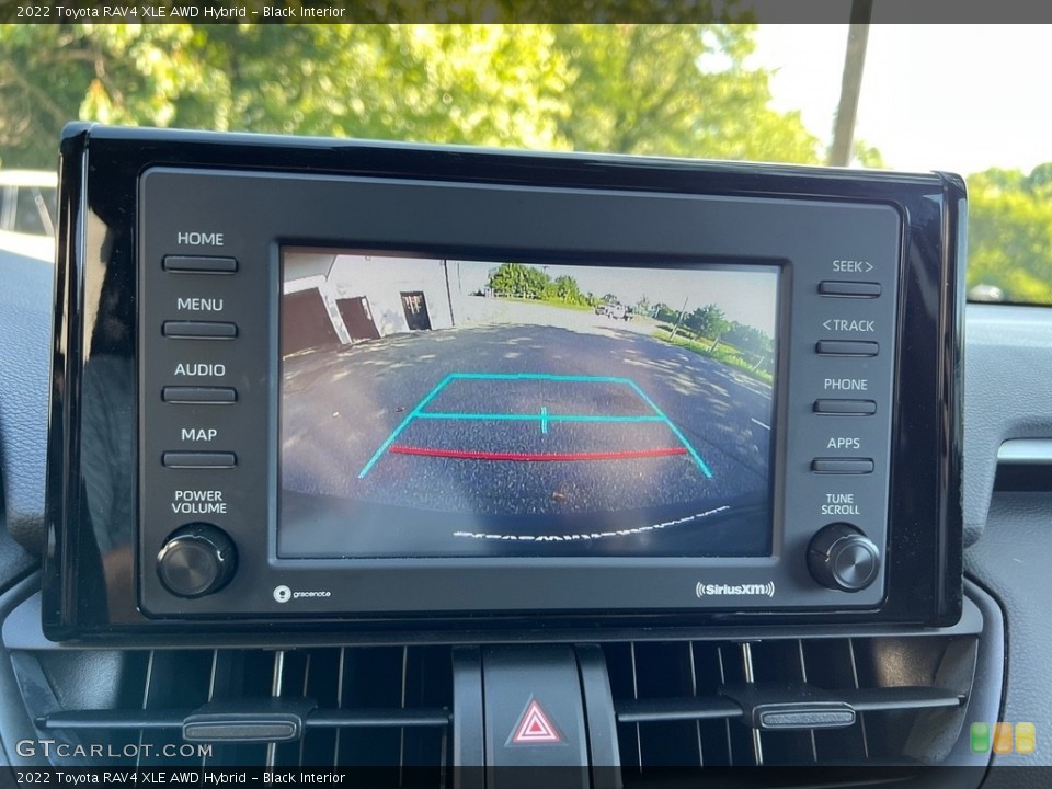 Black Interior Controls for the 2022 Toyota RAV4 XLE AWD Hybrid #146511403