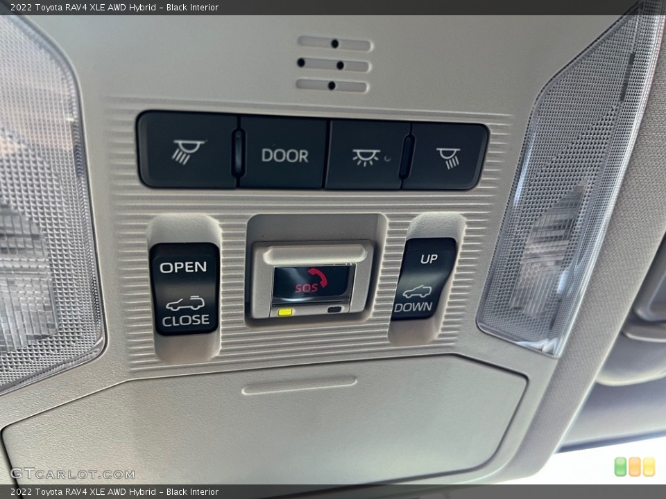 Black Interior Controls for the 2022 Toyota RAV4 XLE AWD Hybrid #146511479