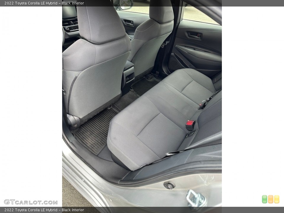 Black Interior Rear Seat for the 2022 Toyota Corolla LE Hybrid #146511545