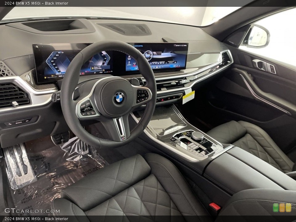 Black Interior Prime Interior for the 2024 BMW X5 M60i #146512474