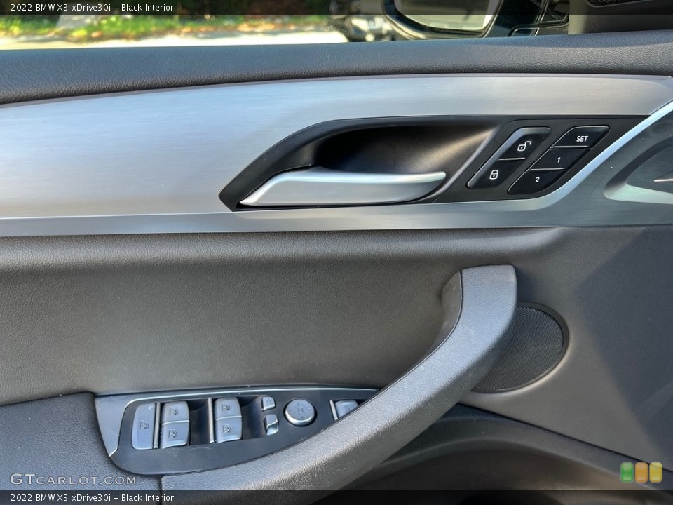 Black Interior Door Panel for the 2022 BMW X3 xDrive30i #146513389