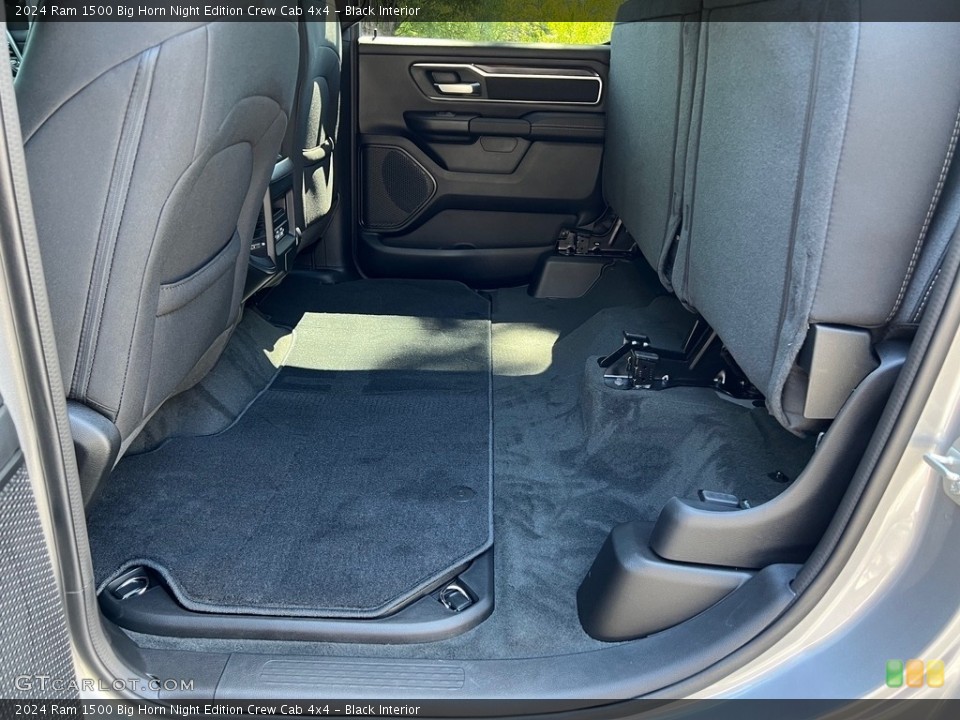 Black Interior Rear Seat for the 2024 Ram 1500 Big Horn Night Edition Crew Cab 4x4 #146514137