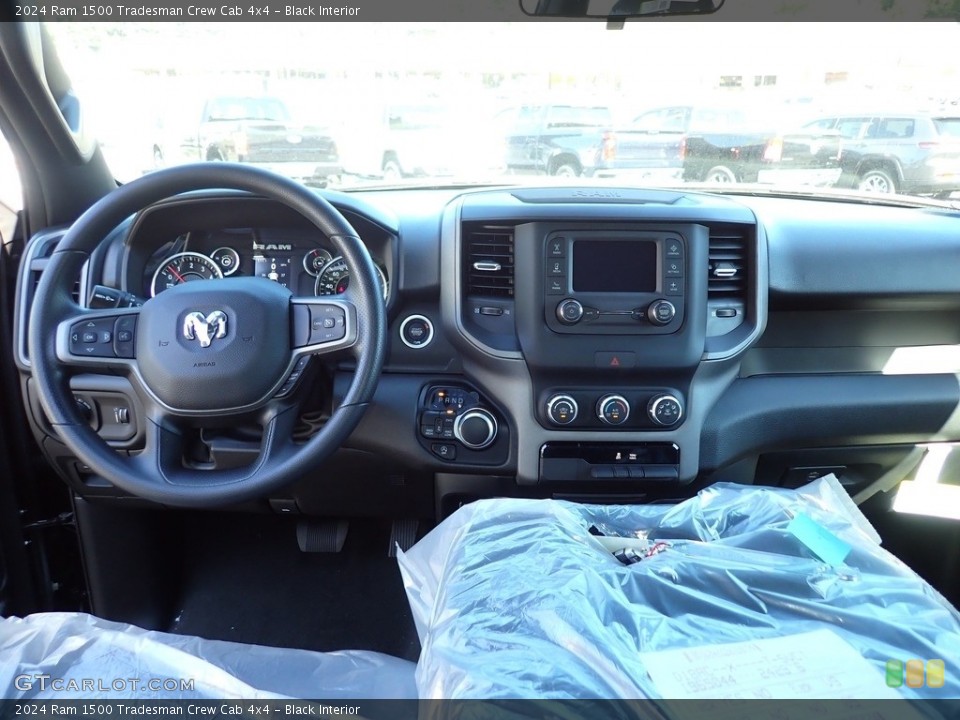 Black Interior Dashboard for the 2024 Ram 1500 Tradesman Crew Cab 4x4 #146514644