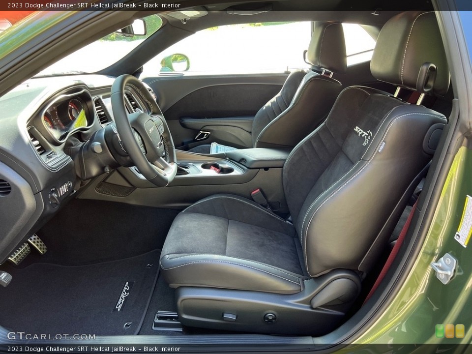 Black Interior Front Seat for the 2023 Dodge Challenger SRT Hellcat JailBreak #146514678