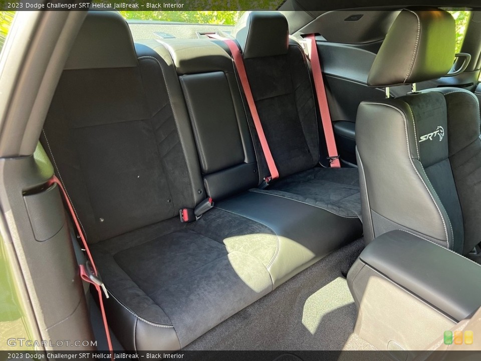 Black Interior Rear Seat for the 2023 Dodge Challenger SRT Hellcat JailBreak #146514751