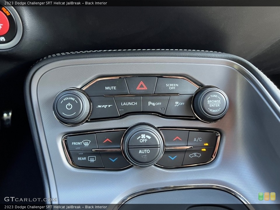 Black Interior Controls for the 2023 Dodge Challenger SRT Hellcat JailBreak #146514869