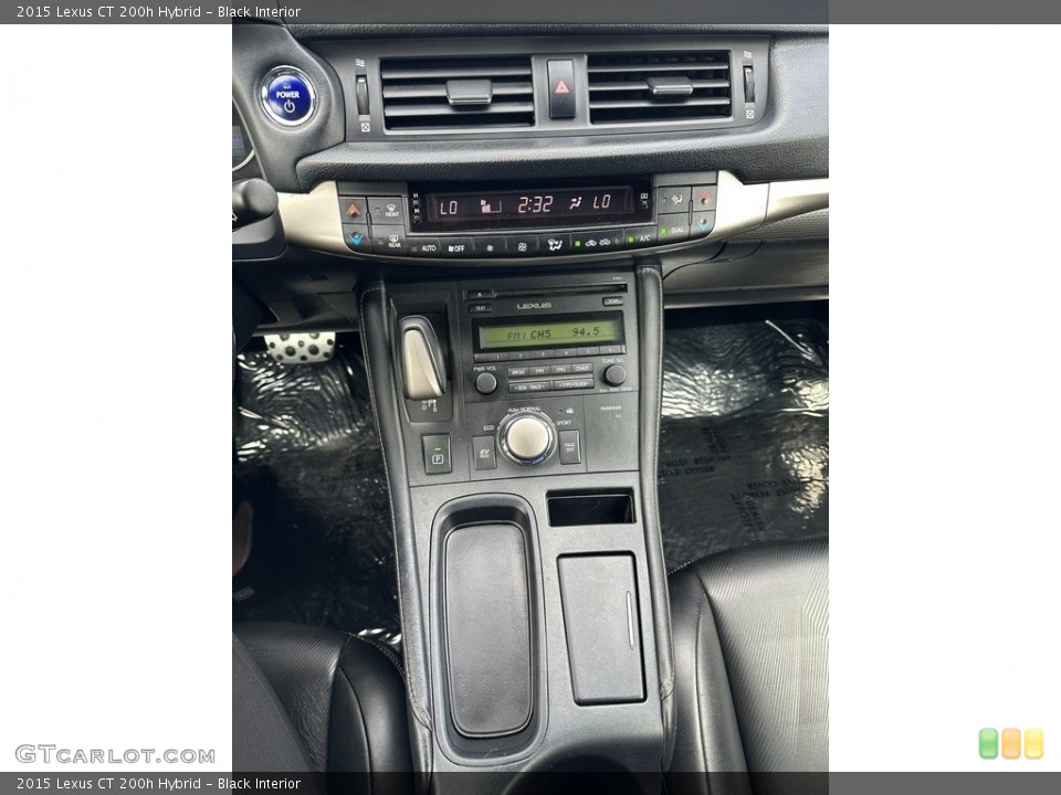 Black Interior Controls for the 2015 Lexus CT 200h Hybrid #146514903