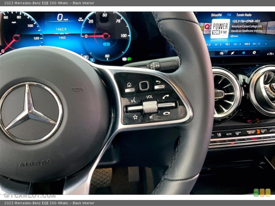 Black Interior Steering Wheel for the 2023 Mercedes-Benz EQB 300 4Matic #146515196