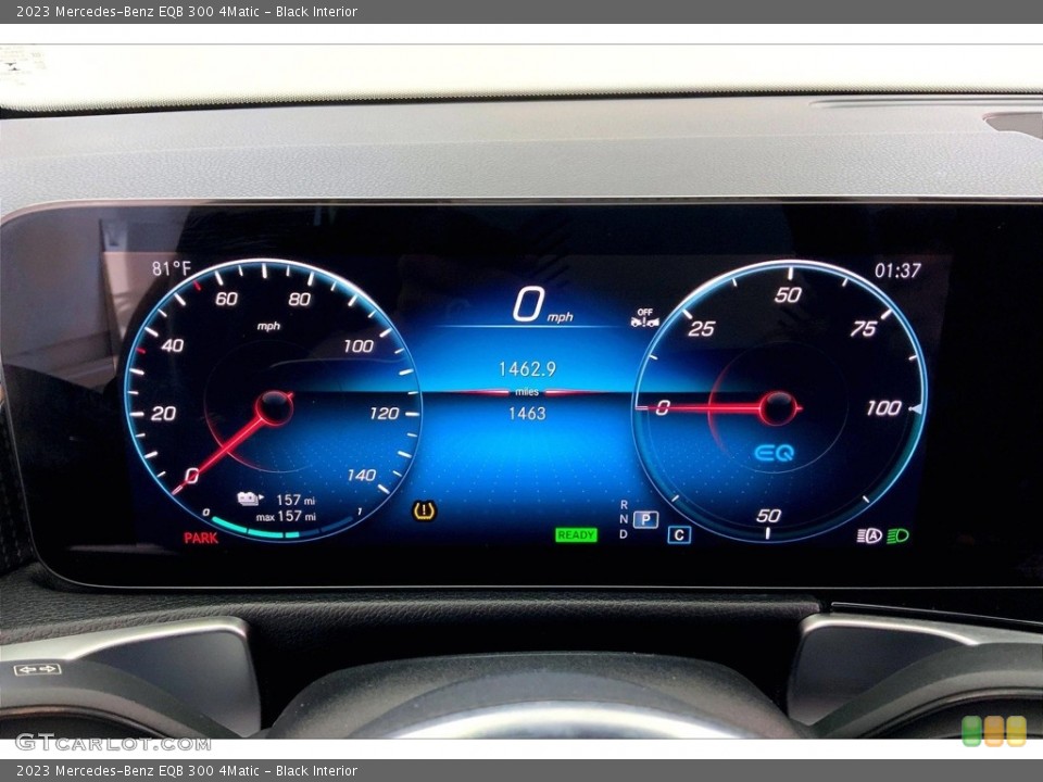 Black Interior Gauges for the 2023 Mercedes-Benz EQB 300 4Matic #146515211