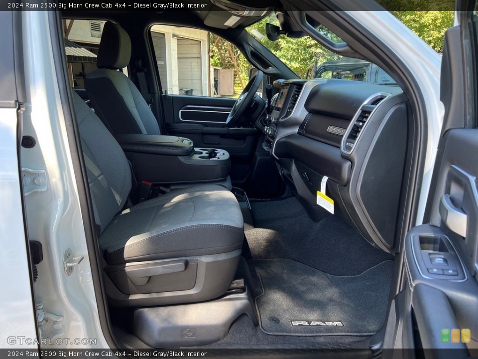 Diesel Gray/Black Interior Front Seat for the 2024 Ram 2500 Big Horn Crew Cab 4x4 #146515235