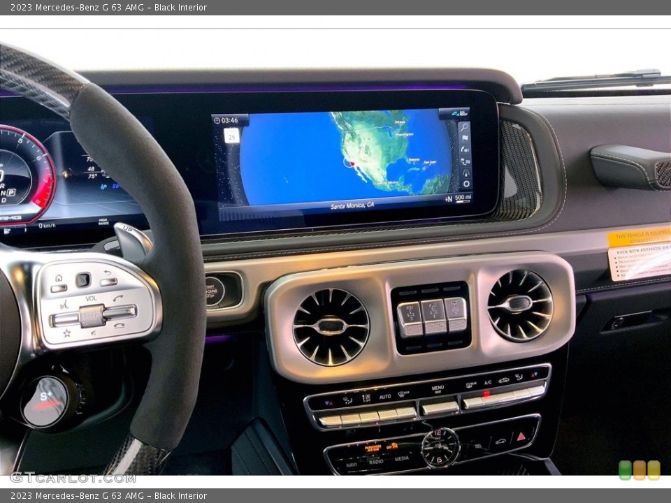 Black Interior Dashboard for the 2023 Mercedes-Benz G 63 AMG #146515456