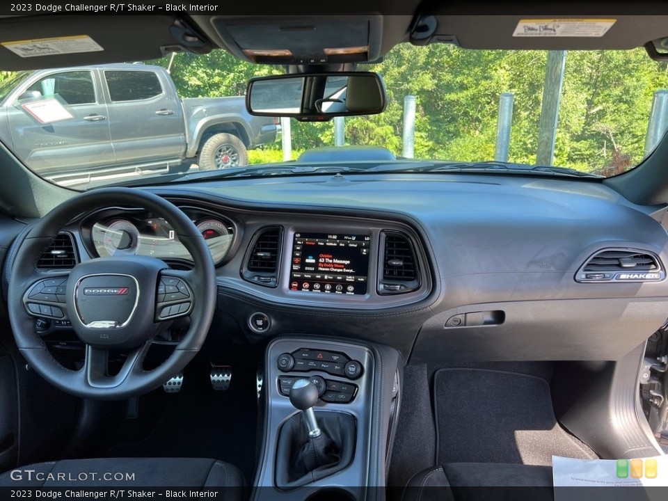 Black Interior Dashboard for the 2023 Dodge Challenger R/T Shaker #146515547