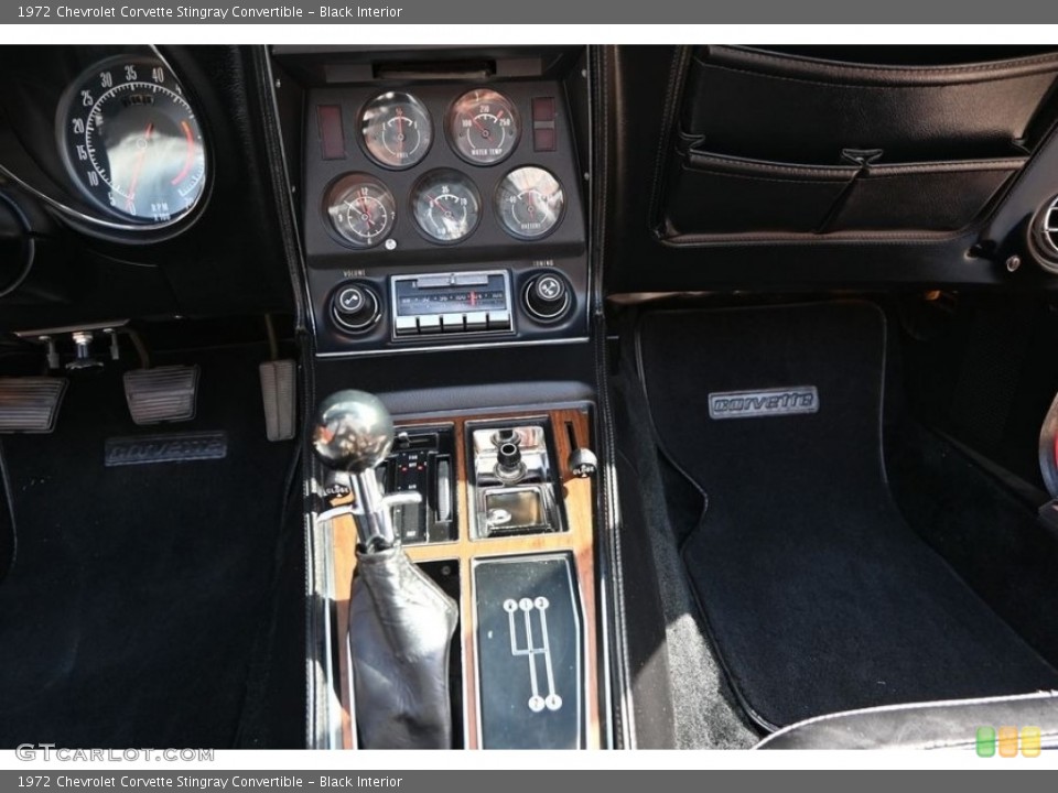 Black Interior Transmission for the 1972 Chevrolet Corvette Stingray Convertible #146516069