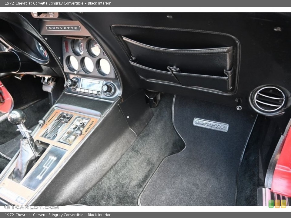 Black Interior Dashboard for the 1972 Chevrolet Corvette Stingray Convertible #146516087