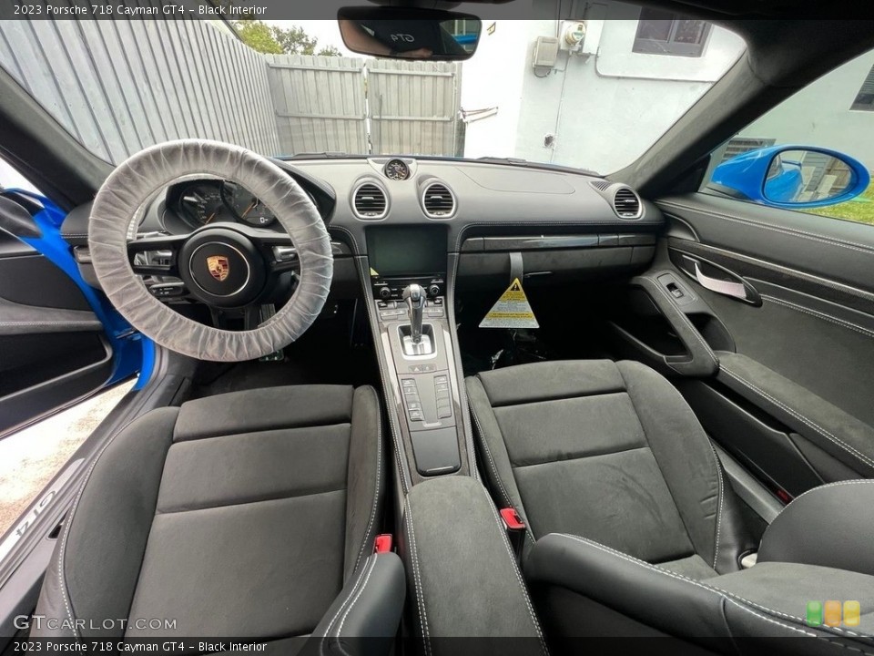 Black 2023 Porsche 718 Cayman Interiors