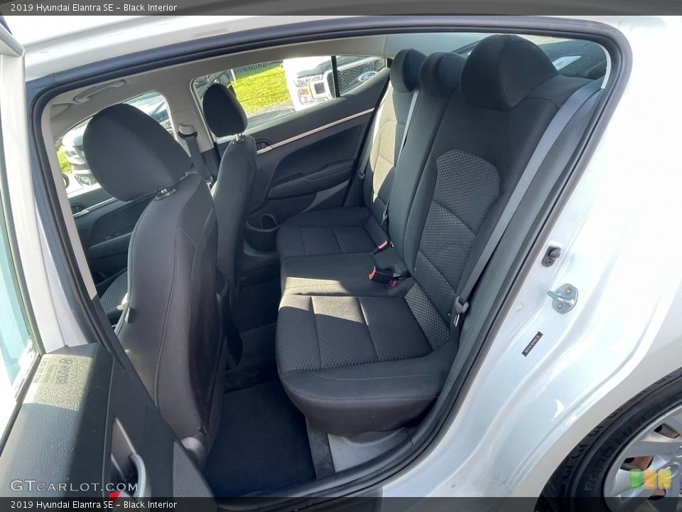 Black Interior Rear Seat for the 2019 Hyundai Elantra SE #146516632