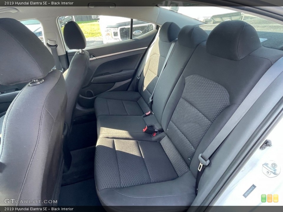 Black Interior Rear Seat for the 2019 Hyundai Elantra SE #146516647
