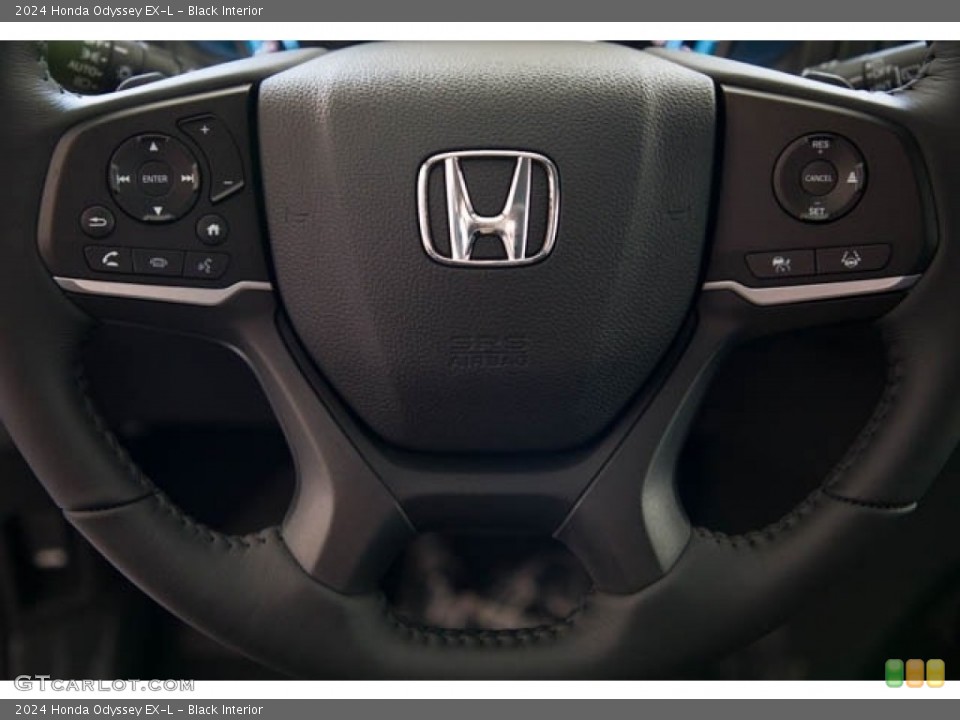 Black Interior Steering Wheel for the 2024 Honda Odyssey EX-L #146516673