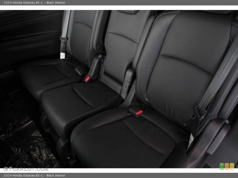 Black Interior Rear Seat for the 2024 Honda Odyssey EX-L #146516763