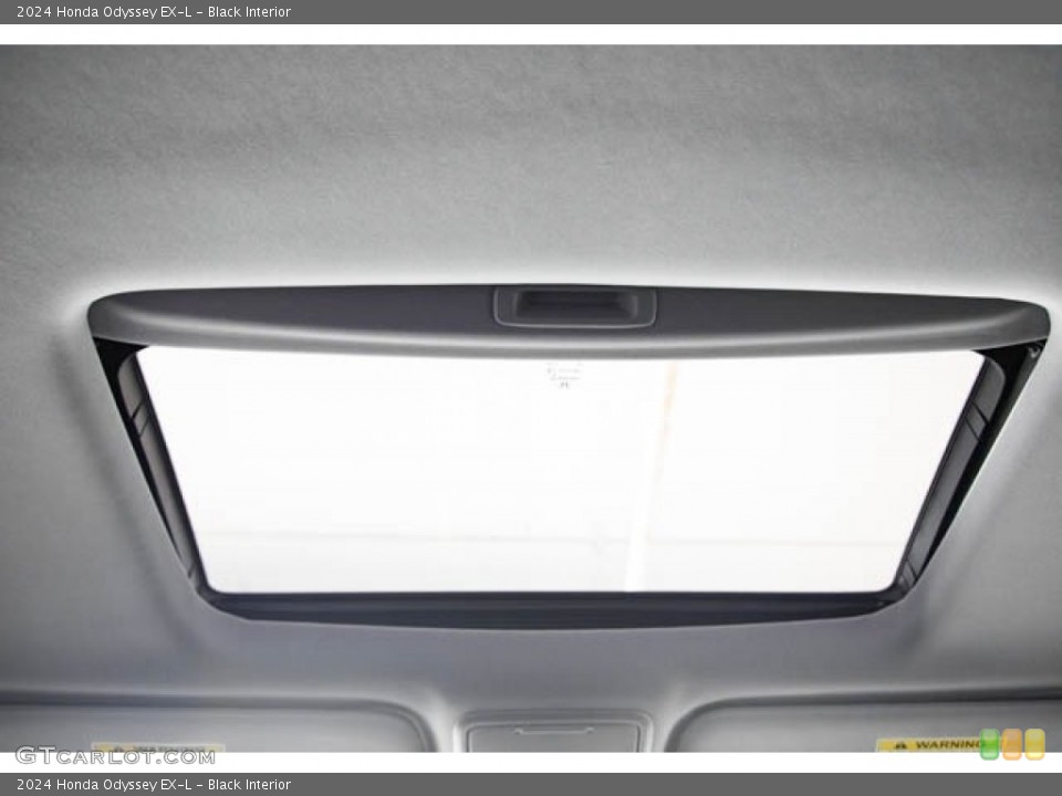 Black Interior Sunroof for the 2024 Honda Odyssey EX-L #146516777