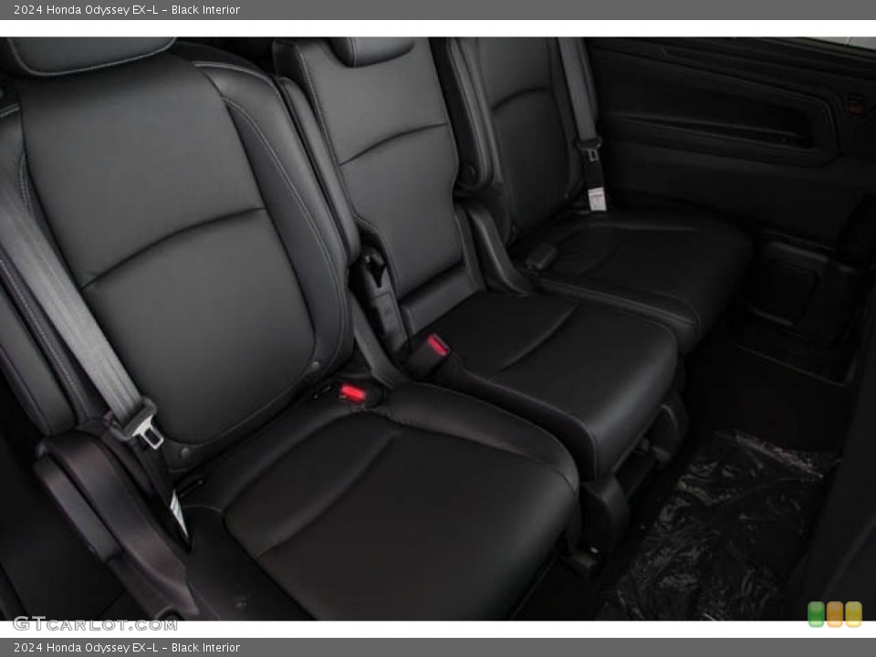 Black Interior Rear Seat for the 2024 Honda Odyssey EX-L #146516851