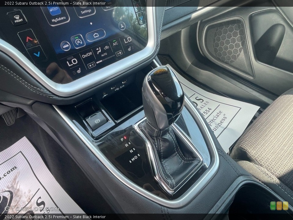 Slate Black Interior Transmission for the 2022 Subaru Outback 2.5i Premium #146517068