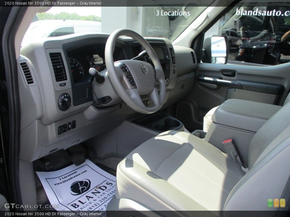 Gray Interior Photo for the 2020 Nissan NV 3500 HD SV Passenger #146517184