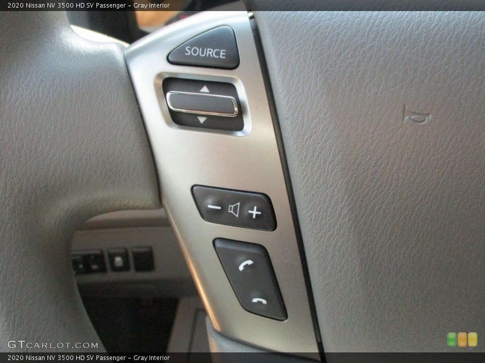 Gray Interior Steering Wheel for the 2020 Nissan NV 3500 HD SV Passenger #146517268