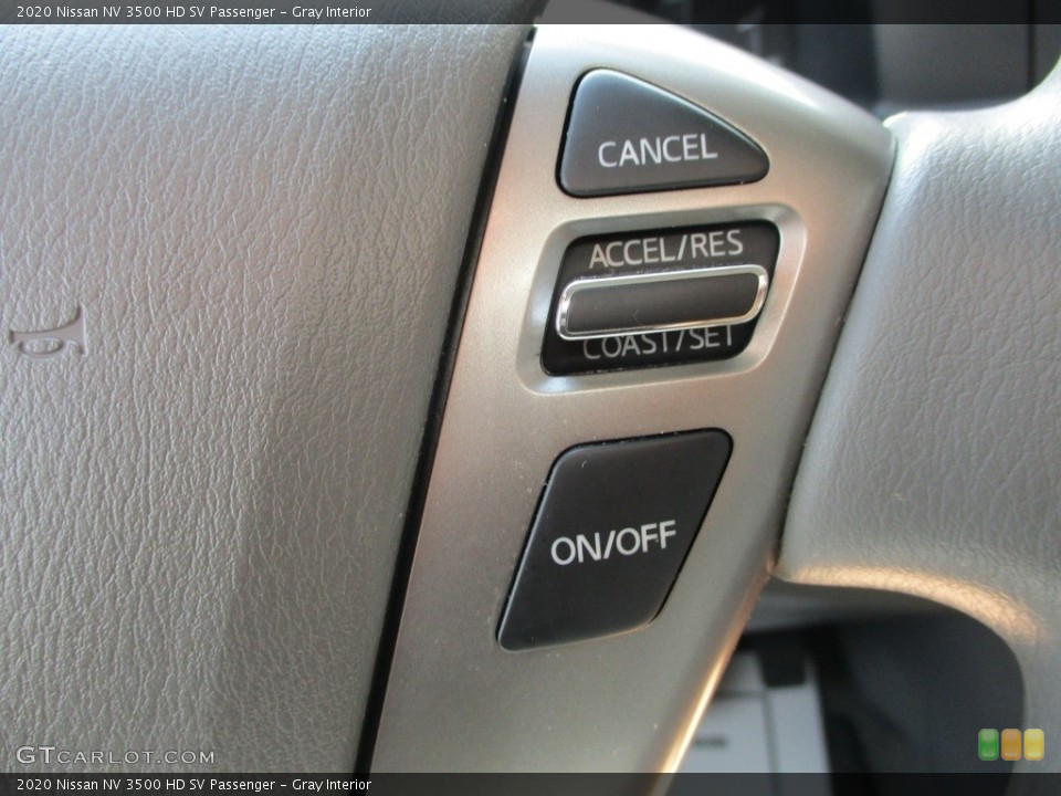 Gray Interior Steering Wheel for the 2020 Nissan NV 3500 HD SV Passenger #146517280