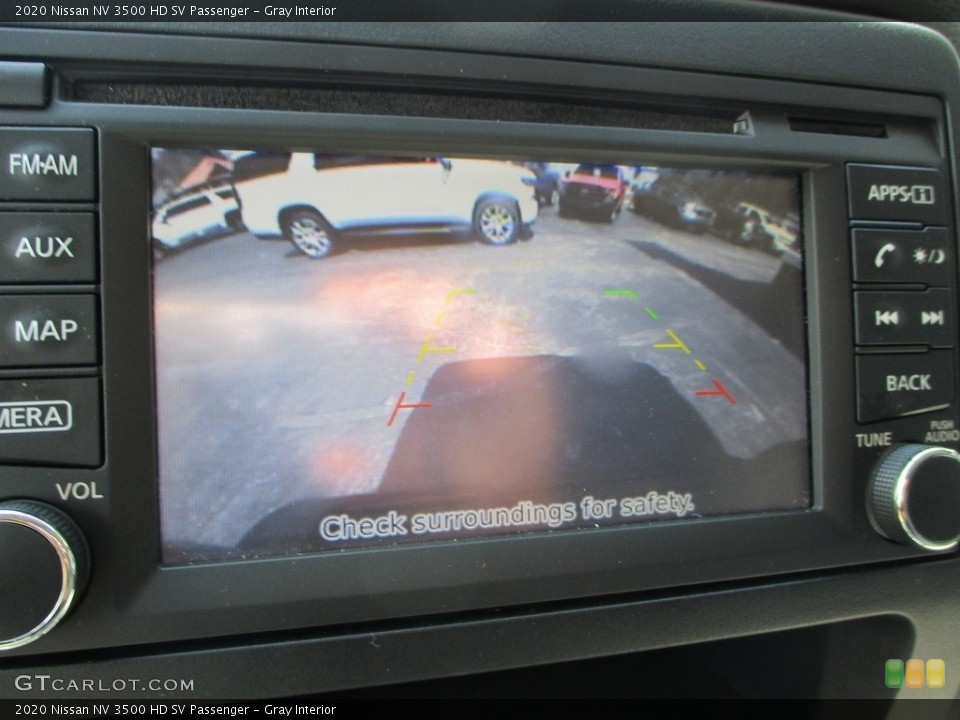 Gray Interior Controls for the 2020 Nissan NV 3500 HD SV Passenger #146517309