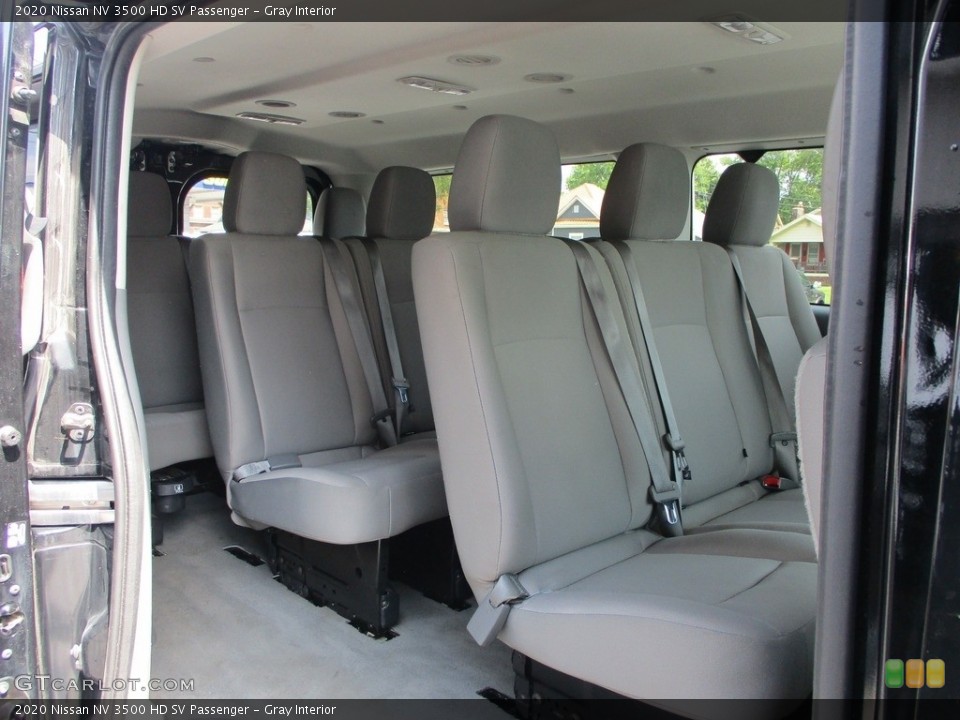 Gray Interior Rear Seat for the 2020 Nissan NV 3500 HD SV Passenger #146517357