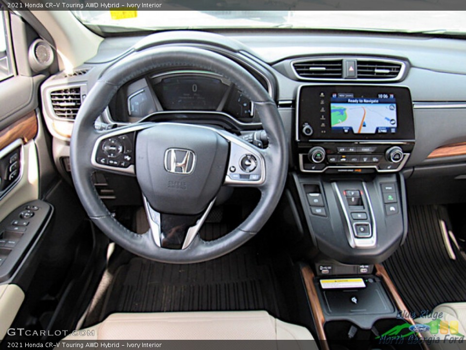 Ivory Interior Dashboard for the 2021 Honda CR-V Touring AWD Hybrid #146518138