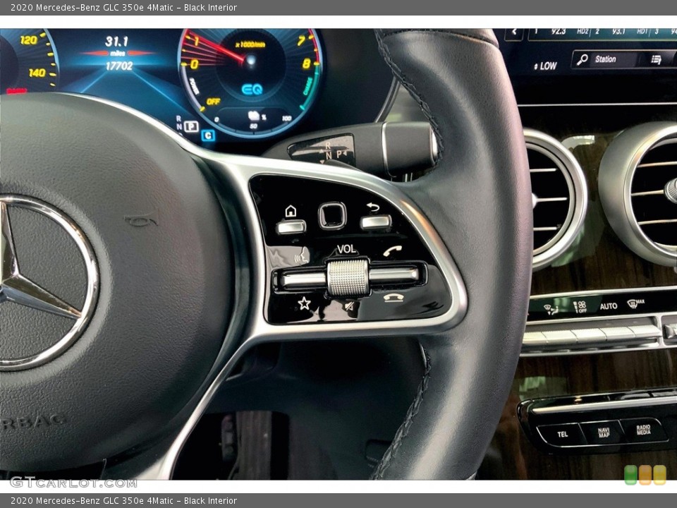 Black Interior Steering Wheel for the 2020 Mercedes-Benz GLC 350e 4Matic #146519053
