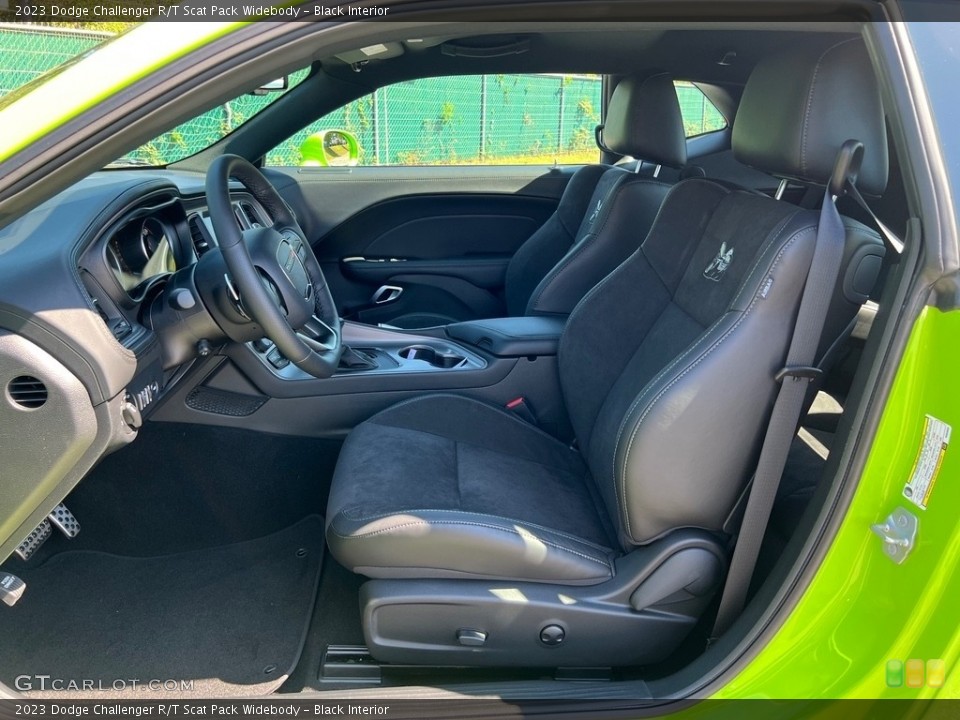 Black Interior Front Seat for the 2023 Dodge Challenger R/T Scat Pack Widebody #146519618