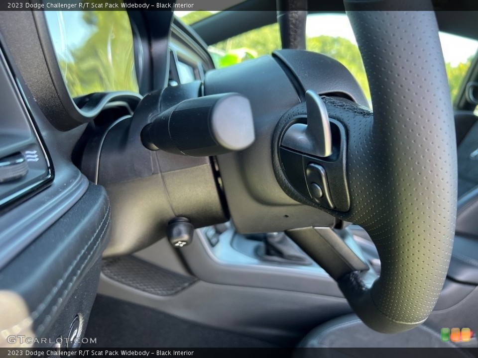 Black Interior Steering Wheel for the 2023 Dodge Challenger R/T Scat Pack Widebody #146519632