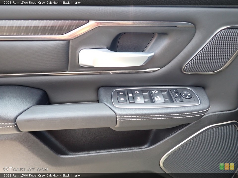 Black Interior Door Panel for the 2023 Ram 1500 Rebel Crew Cab 4x4 #146520013