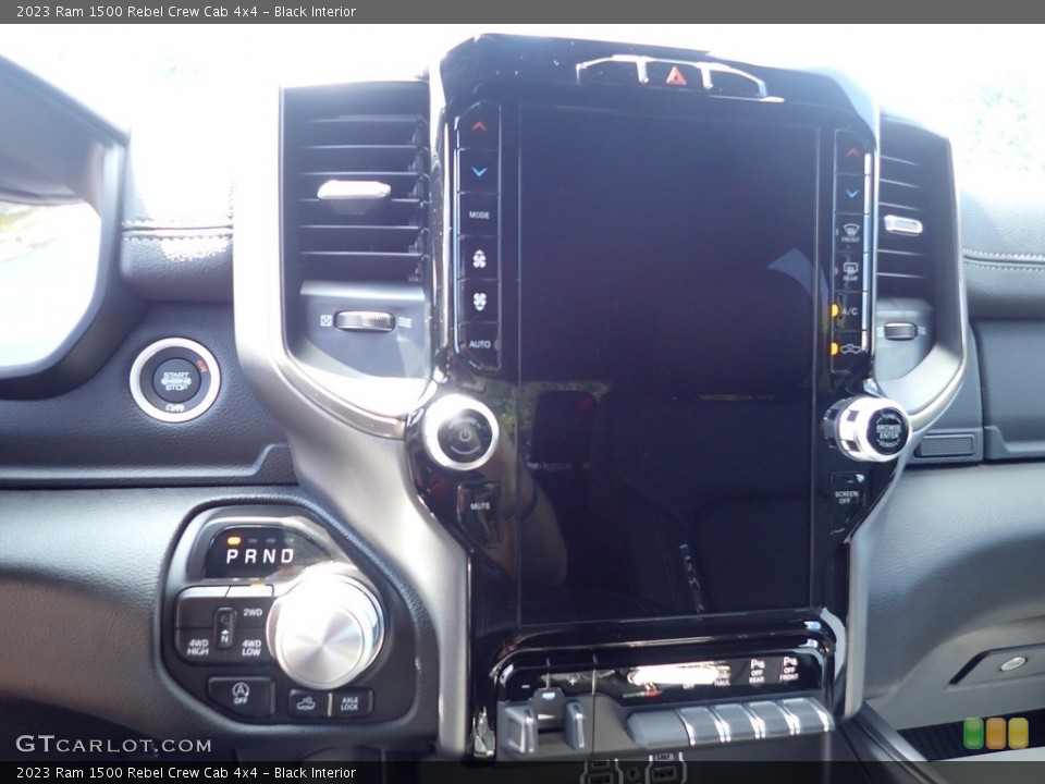 Black Interior Controls for the 2023 Ram 1500 Rebel Crew Cab 4x4 #146520043