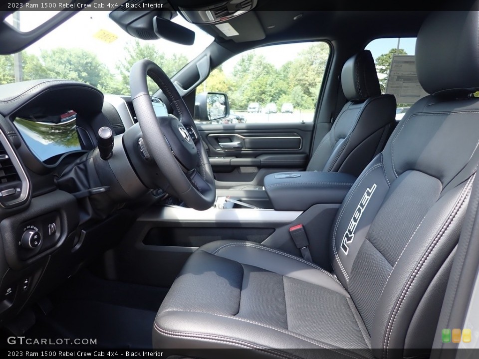 Black Interior Photo for the 2023 Ram 1500 Rebel Crew Cab 4x4 #146520088