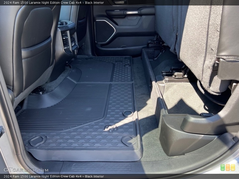 Black Interior Rear Seat for the 2024 Ram 1500 Laramie Night Edition Crew Cab 4x4 #146520571